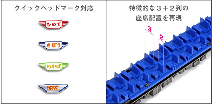KATO 10-1300 155系ひので・きぼう 4両増結