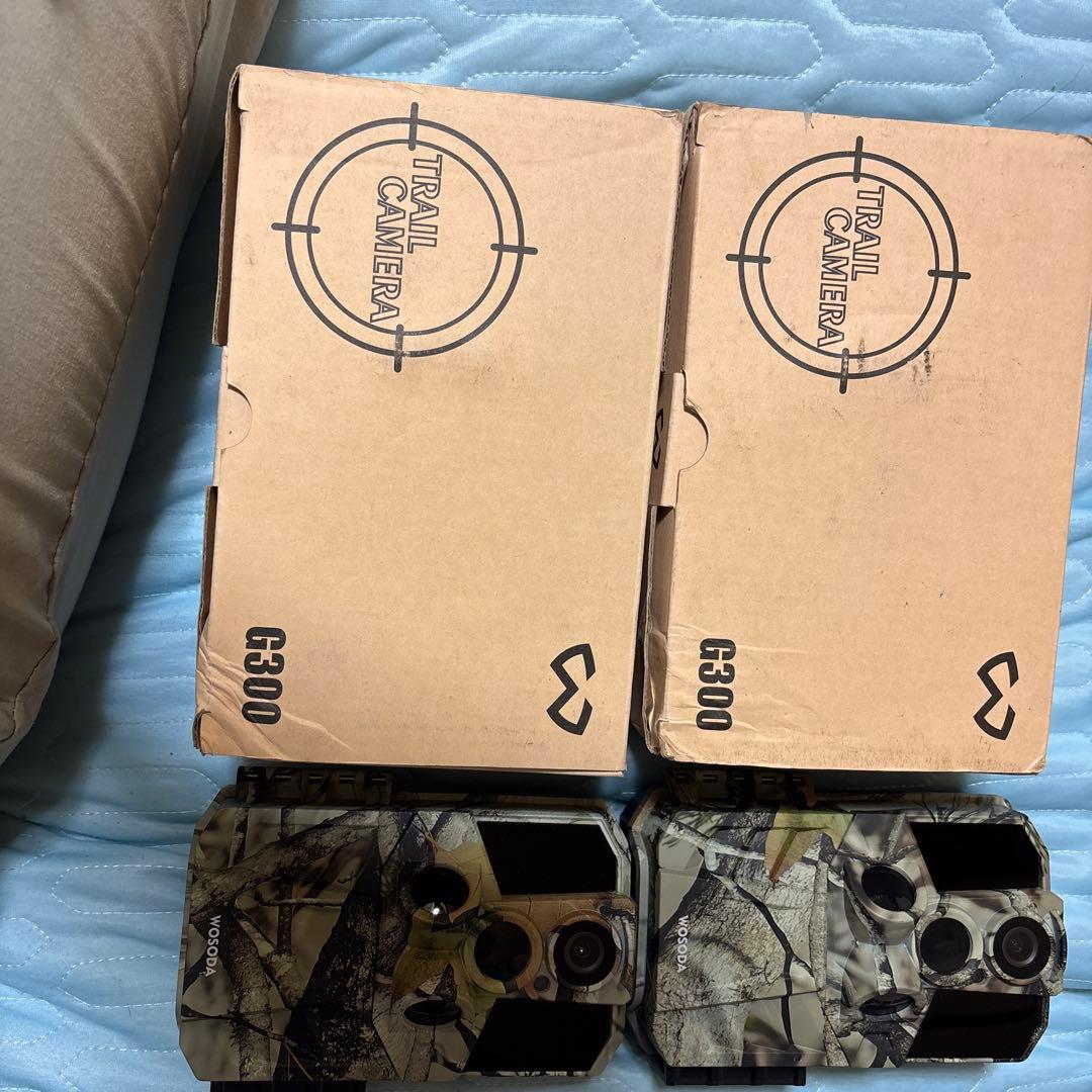 WOSODA G300 トレイルカメラ2台 WOSODA G300 トレイルカメラ2台 - メルカリ