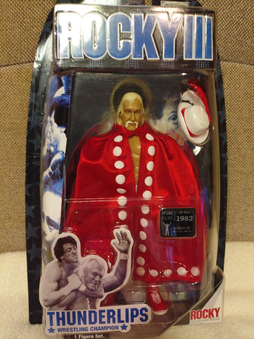 未開封　ロッキーⅢ　サンダーリップス（ハルク・ホーガン）WWE WCW 未開封 ロッキーⅢ サンダーリップス（ハルク・ホーガン）WWE WCW