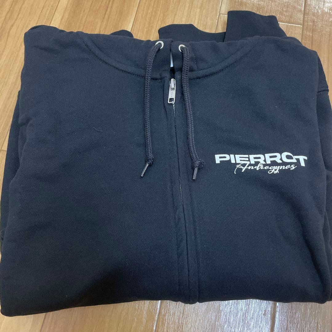 PIERROT アンドロジナス フード付きパーカー Lサイズ