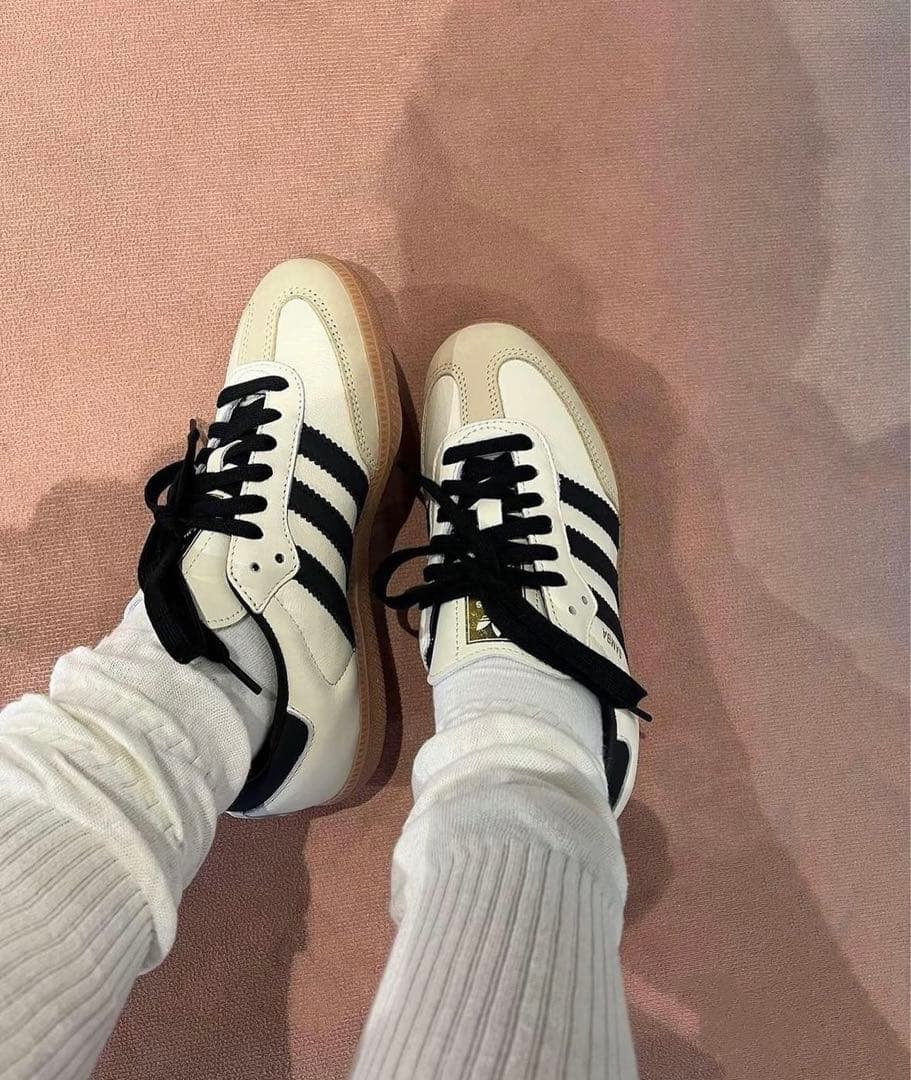 【ADIDAS】SAMBA OG 23.5cm クリームホワイト