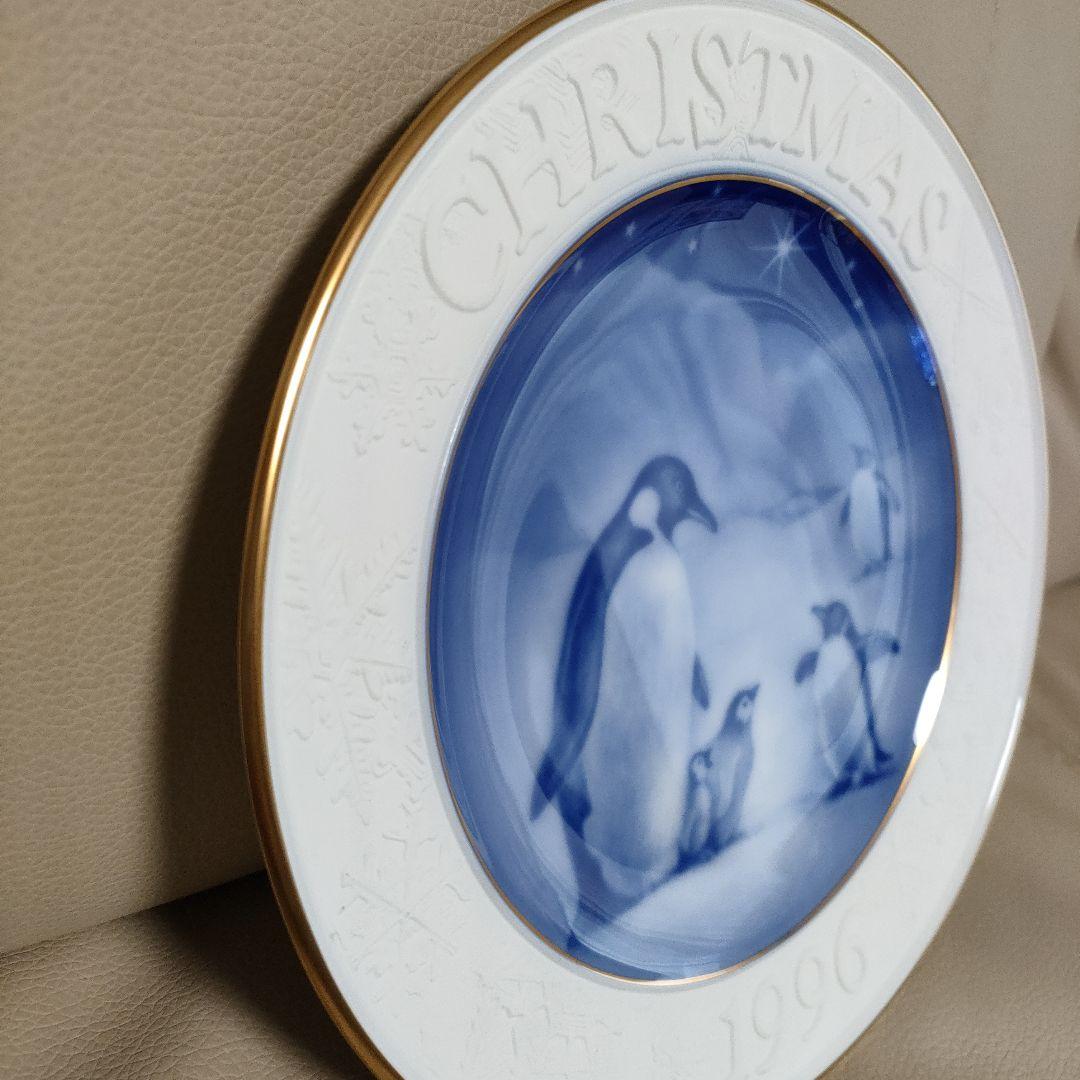 大倉陶園 1996年 イヤープレート クリスマスプレート ペンギン