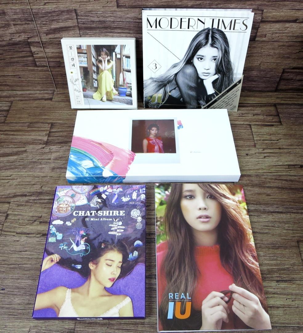 ★IU(アイユ) 韓国版CD 5点セット/3集/4集/花しおり など IU『花しおり3』CDプレイヤー付属版が発売 イヤホンやステッカーも同梱