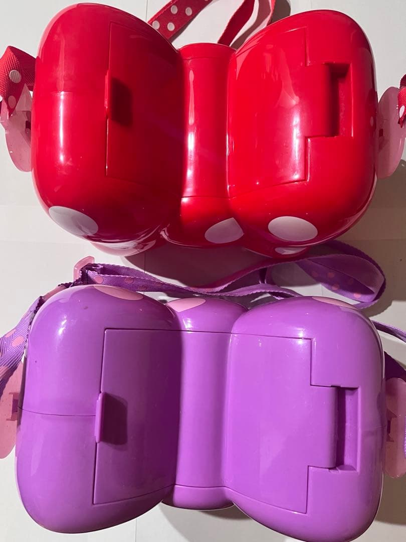 ディズニー　ミニーちゃん　リボン型　ポップコーンバケット　2個セット