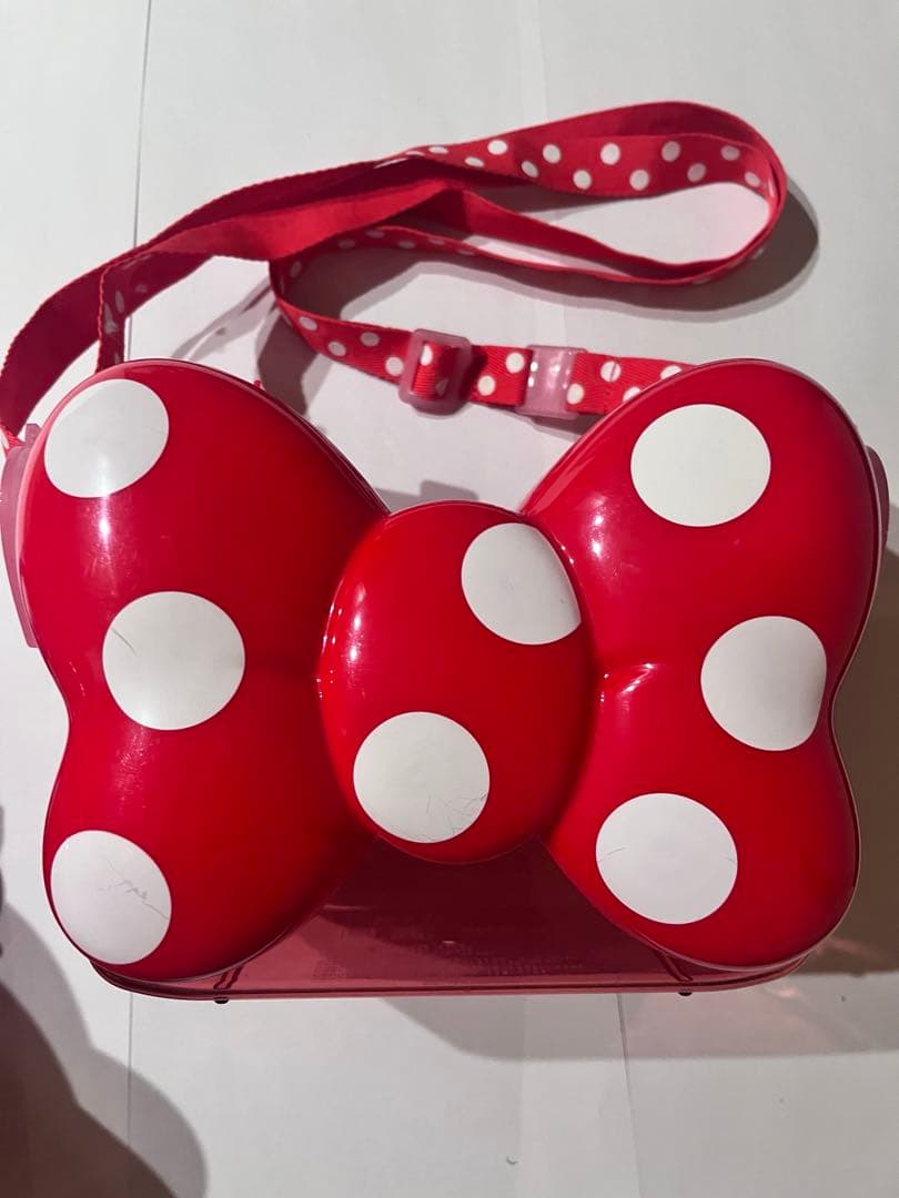 ディズニー　ミニーちゃん　リボン型　ポップコーンバケット　2個セット