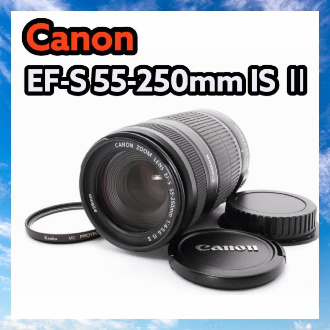 ✨Canon EF-S 55-250mm IS Ⅱ✨　手ブレ補正　望遠レンズ EF-S55-250mm F4-5.6 IS II - キヤノンカメラミュージアム