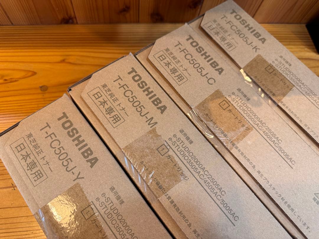 TOSHIBA 東芝 T-FC505J東芝純正トナー 4色セット - メルカリ