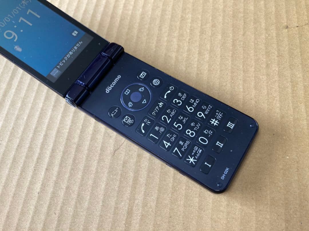 美品 K425 ドコモ AQUOSケータイ SH-02K ガラホ simフリー - メルカリ