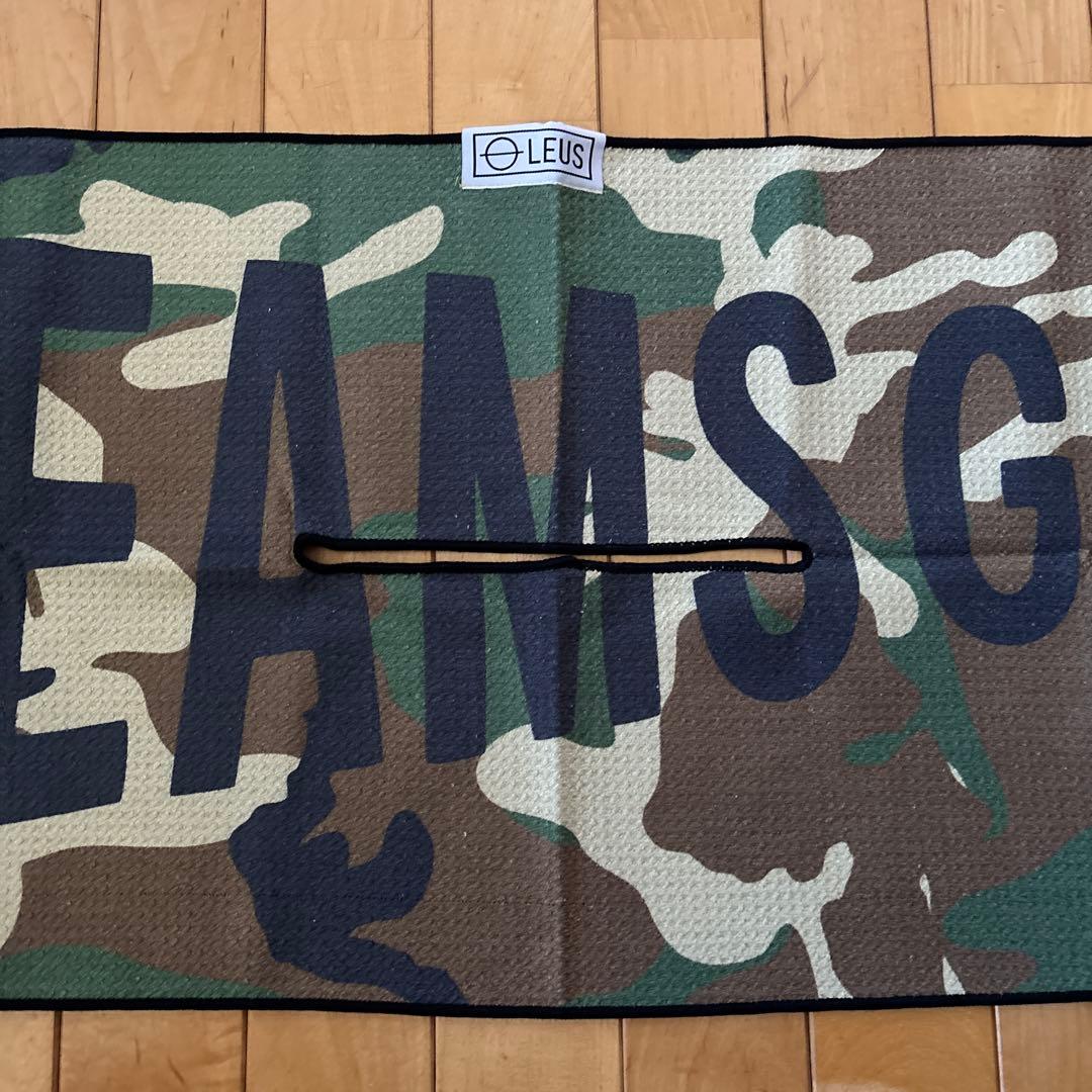 ビームスゴルフ LEUS×BEAMS GOLF 別注クラブ拭きタオル 迷彩 カモ