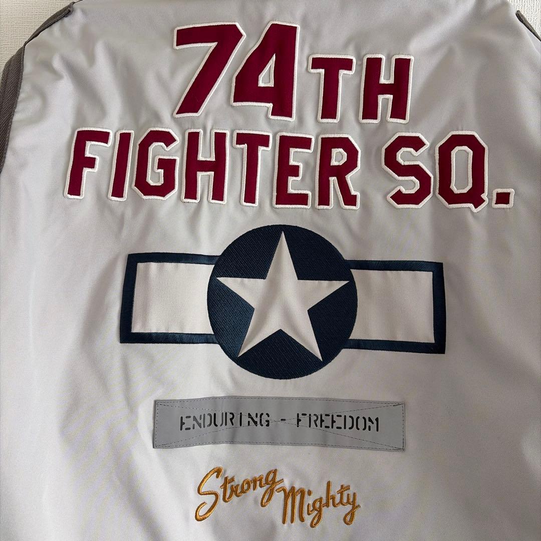 AVIREX アメリカ空軍スタイル ジャンパー 74TH FIGHTER SQ. - メルカリ