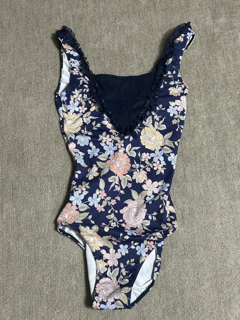 stina レオタード stina / type V lucky / petit flower navy / girl