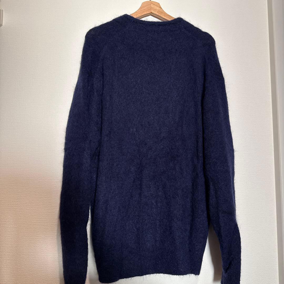 B&Y ユナイテッドアローズ モヘア混 ウール Vネック カーディガン XL