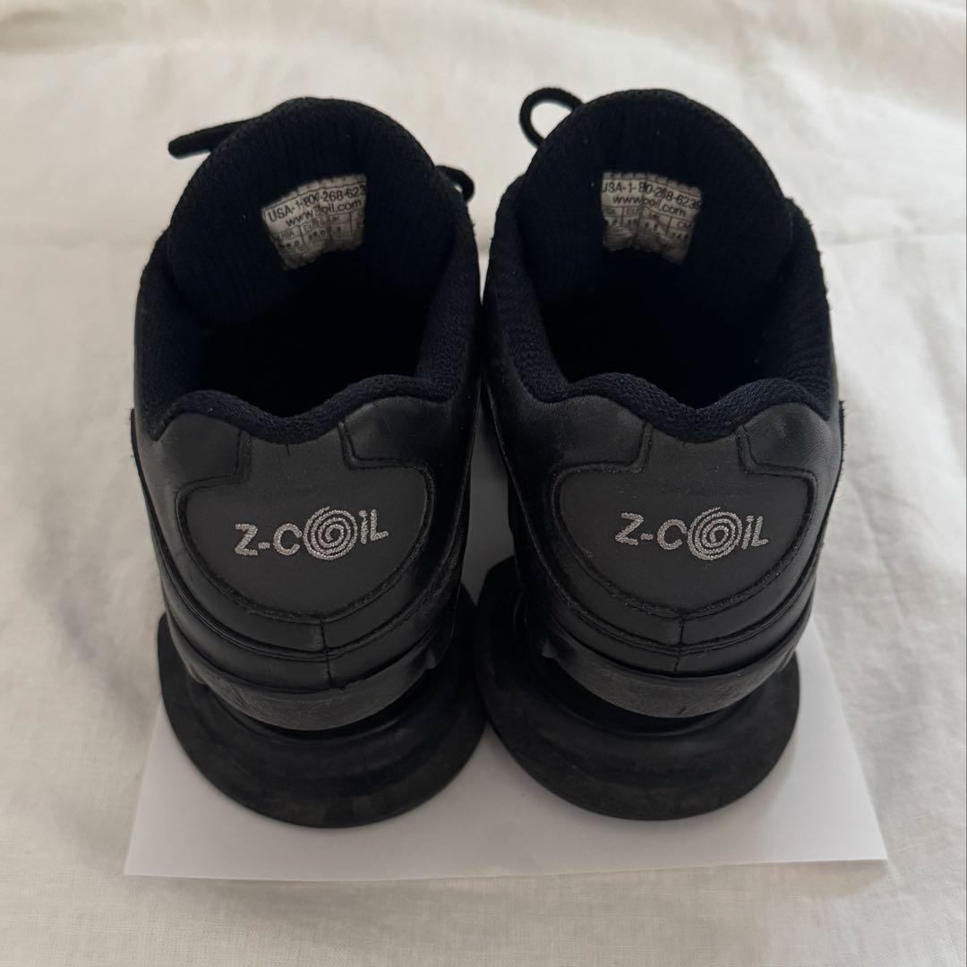 【美品】 z-coil black sneakers 24.5cm
