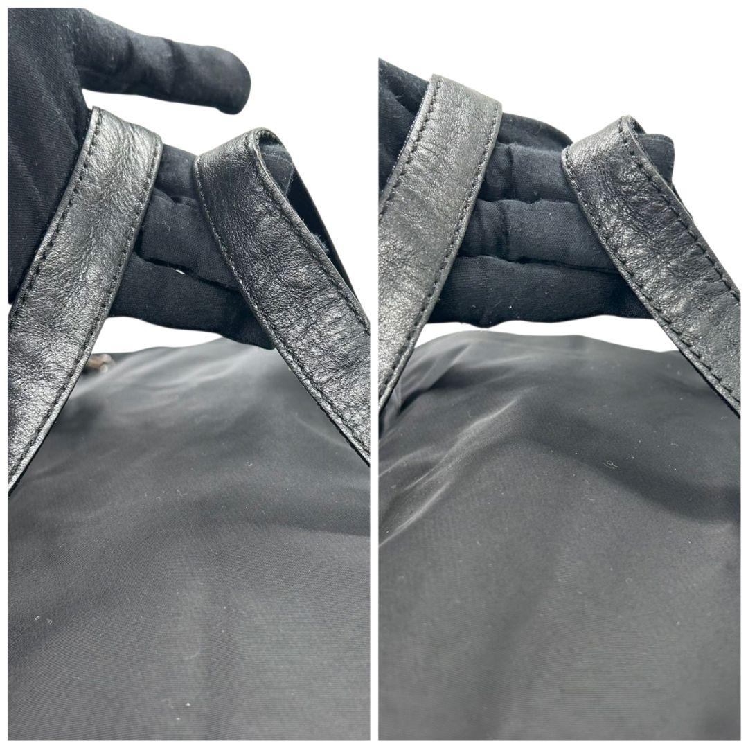 美品 トゥミ ボストンバッグ 黒 ロゴプレート 2way A4収納 ナイロン x