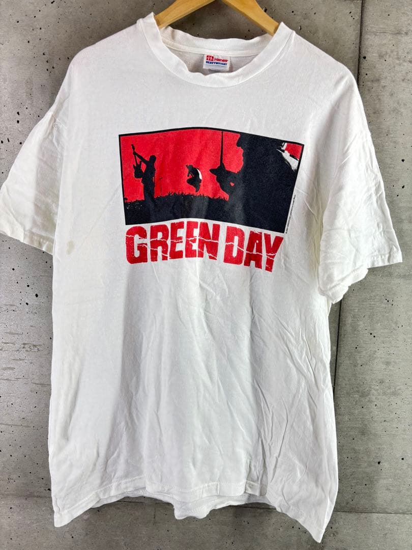 01s ヴィンテージ GREENDAY 半袖ツアーTシャツ バンドT 古着