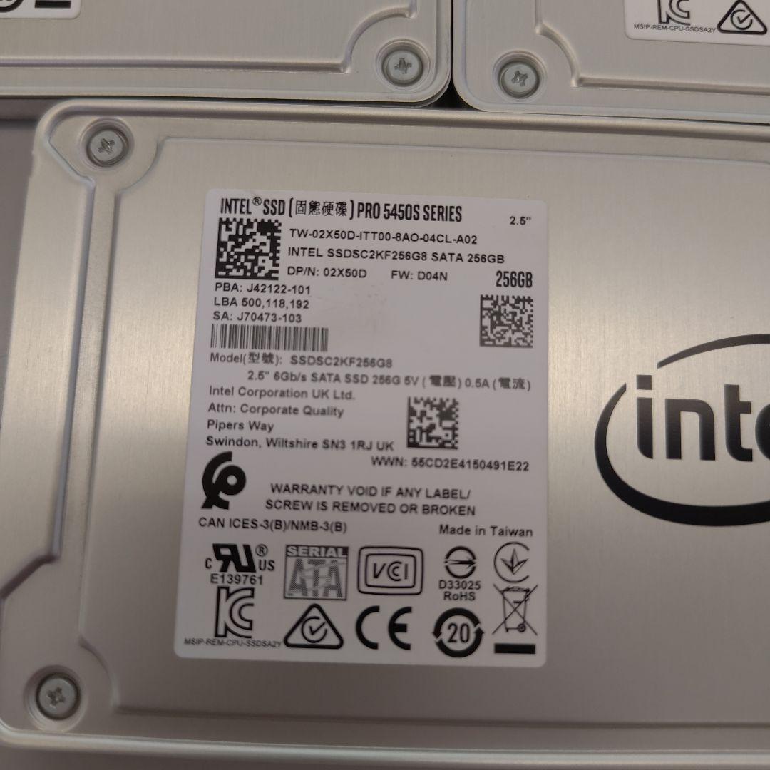 ✱Intel Pro 5450S 256GB SSD 2.5inch 7本
