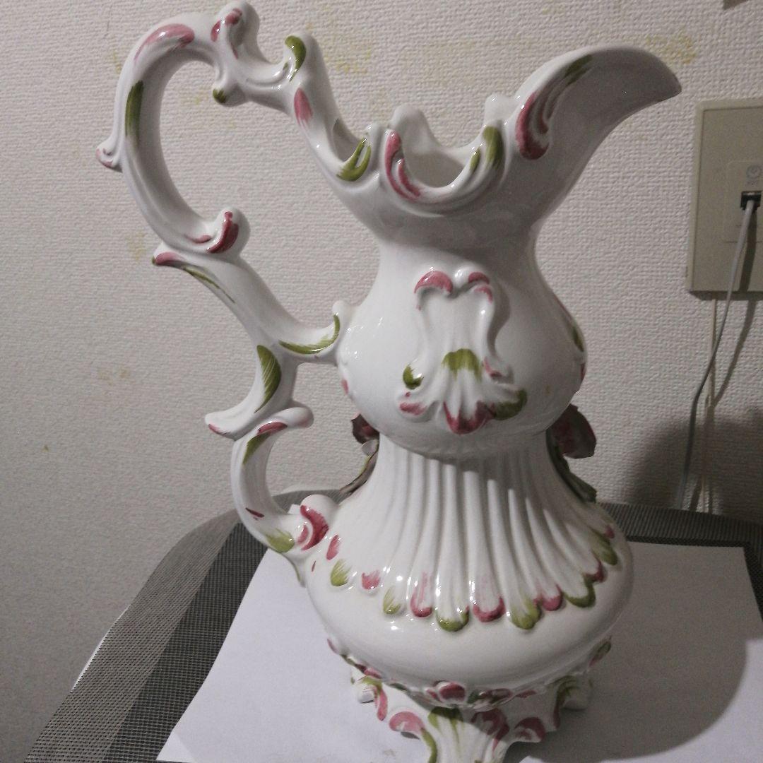 DEMAIN デ-メイン イタリア製 フラワーモチーフ ヨーロピアン