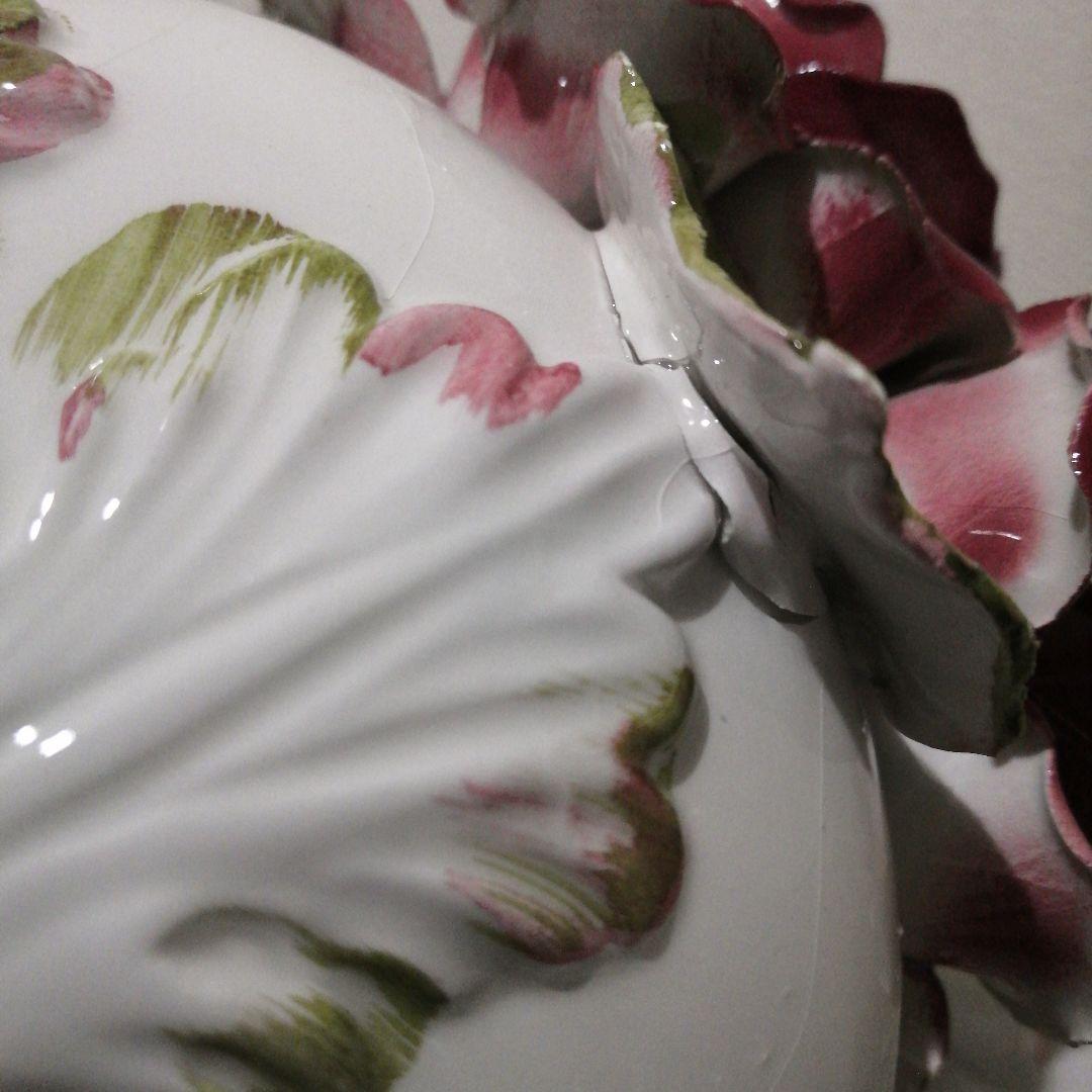 DEMAIN デ-メイン イタリア製 フラワーモチーフ ヨーロピアン