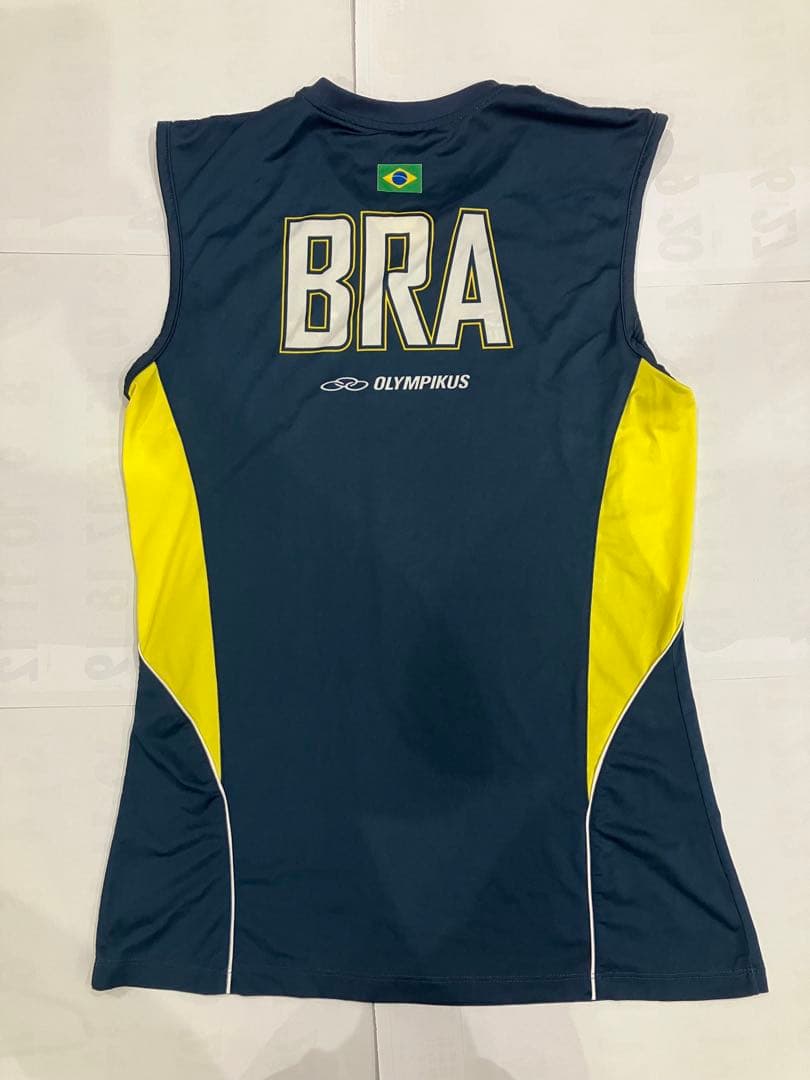 ブラジル代表 バレーボール トレーニングシャツ Lサイズ
