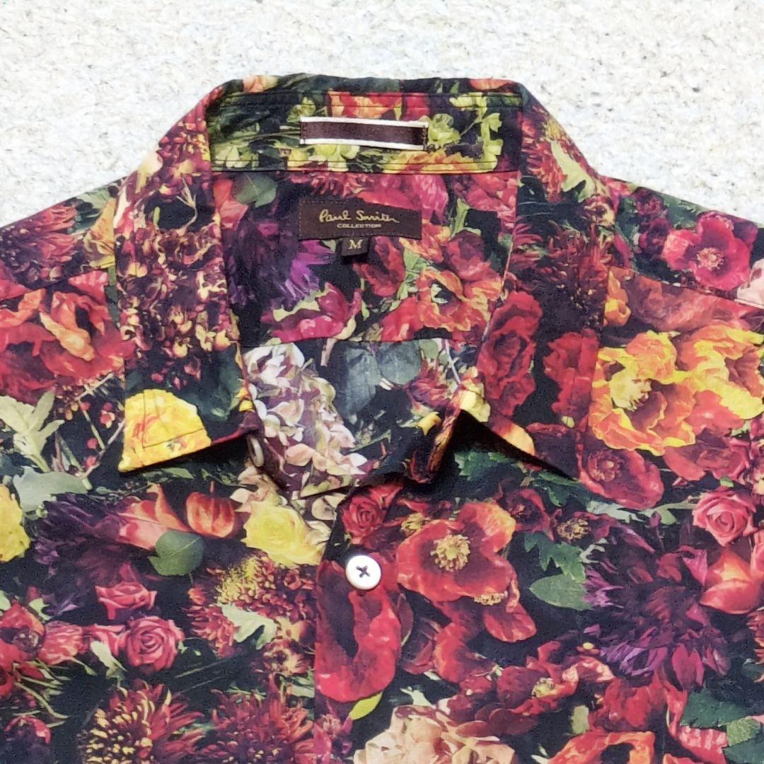 値下げ中12-43 PaulSmithポールスミス 花柄シャツ 総柄長袖