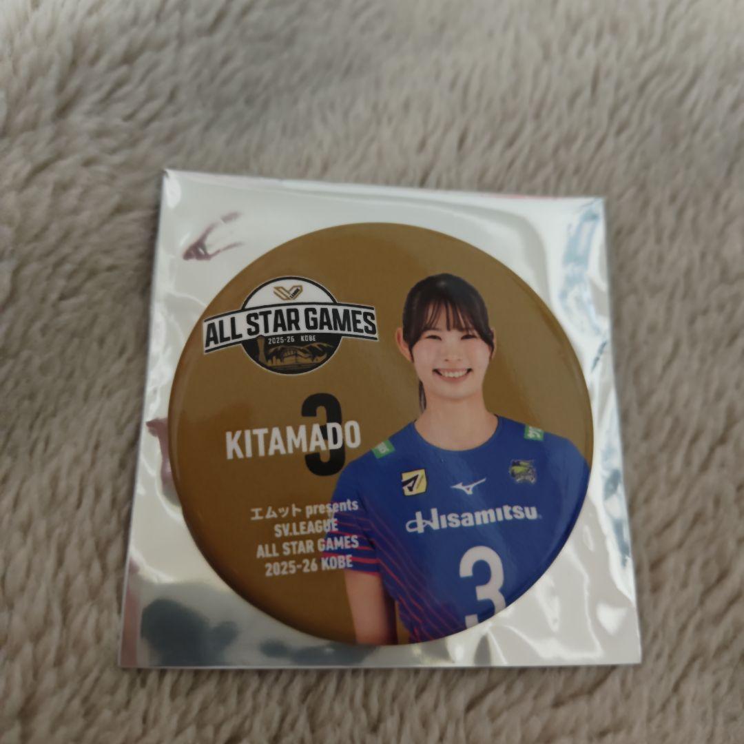 SAGA久光スプリングス 北窓絢音選手 ALL STAR GAMES 缶バッジ - メルカリ