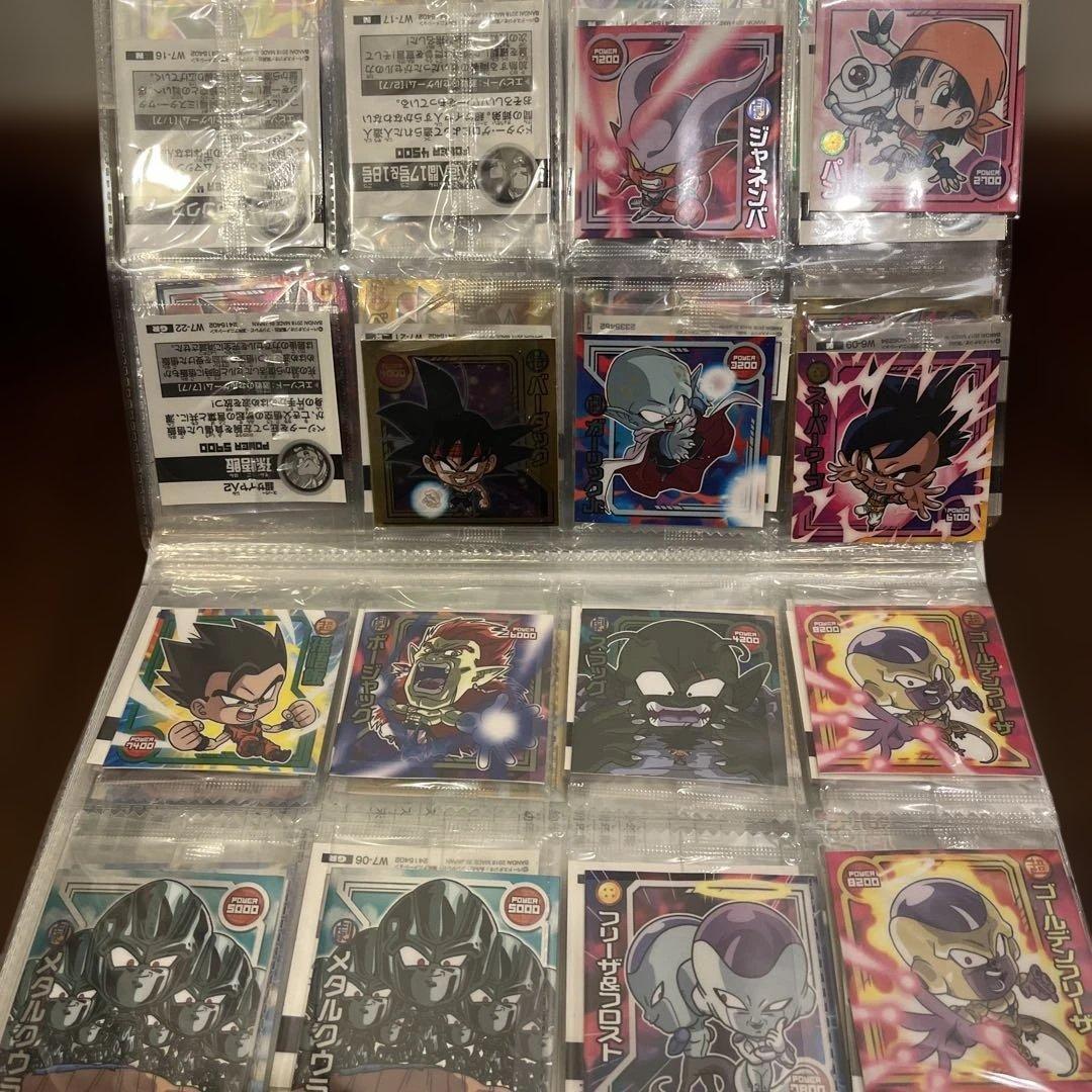 ドラゴンボール シールウエハース＋ファイル　W4-06 W4-19 SGR