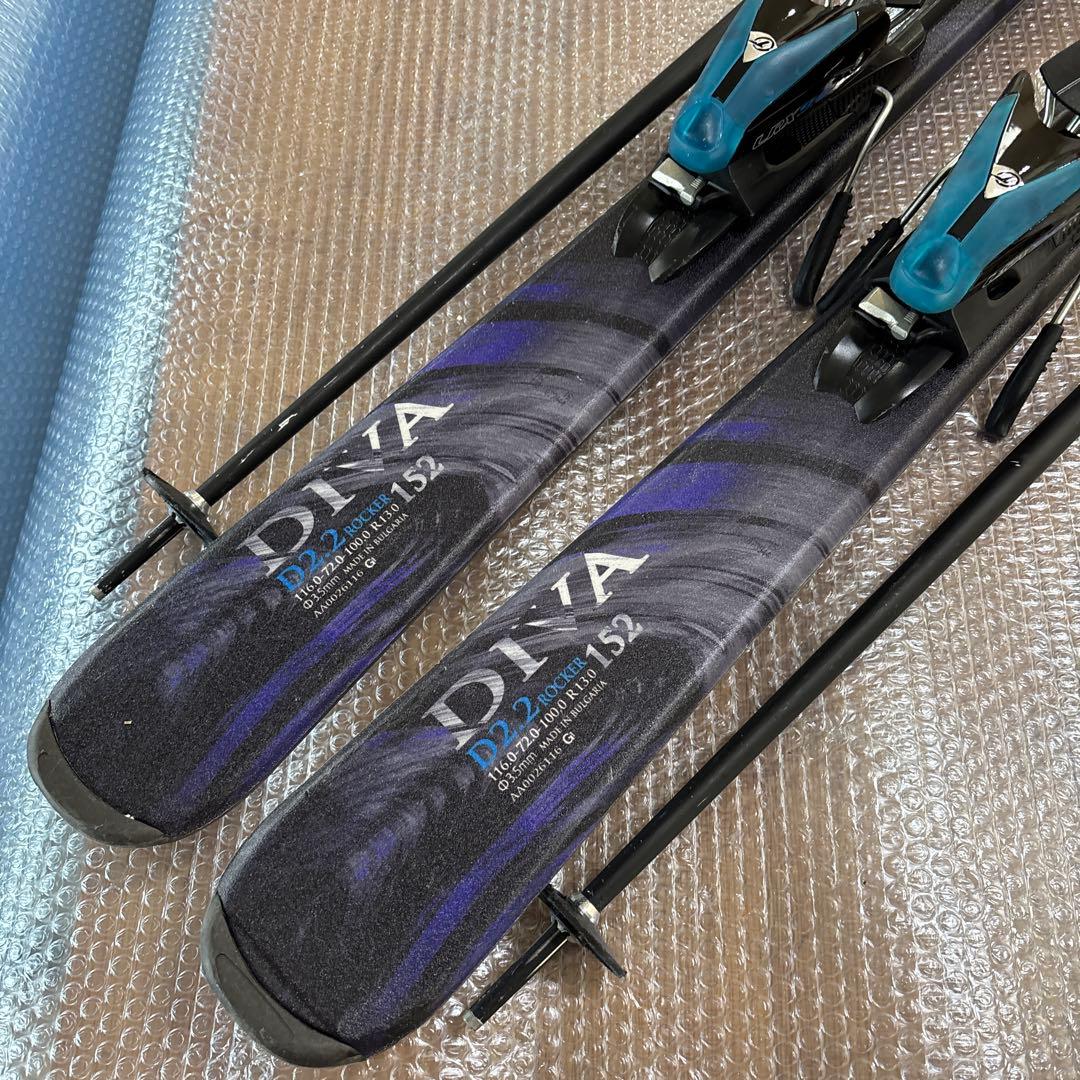 hart DIVA 152cmスキー板 工具不要 head 107cmストック - メルカリ