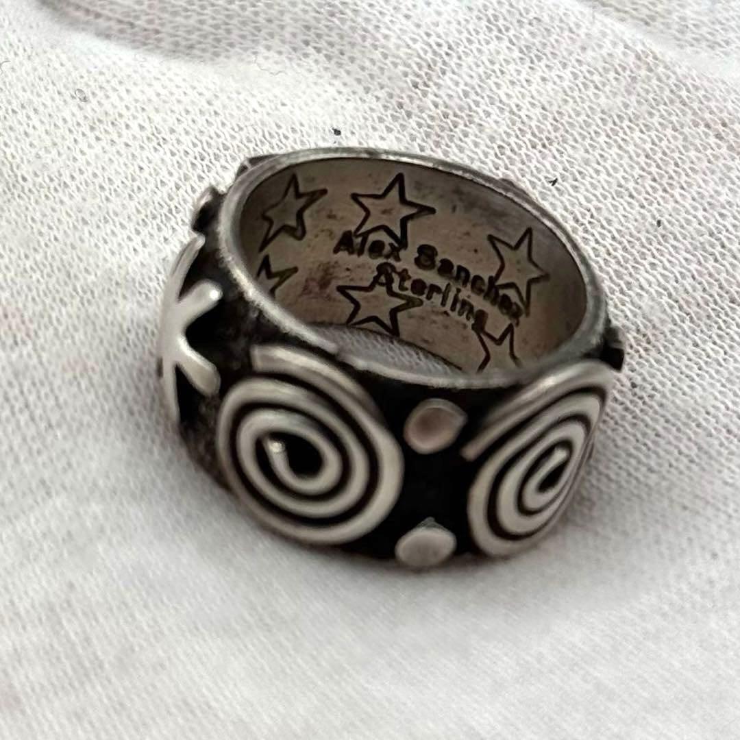 ナバホ族 アレックスサンチェス(Alex Sanchez) ペトログリフ リング