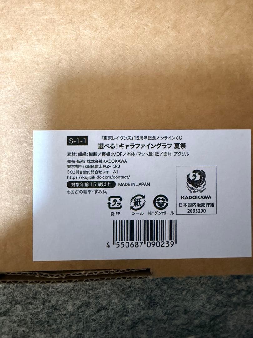 【S賞】東京レイヴンズ 15周年記念 キャラファイングラフ 夏祭り