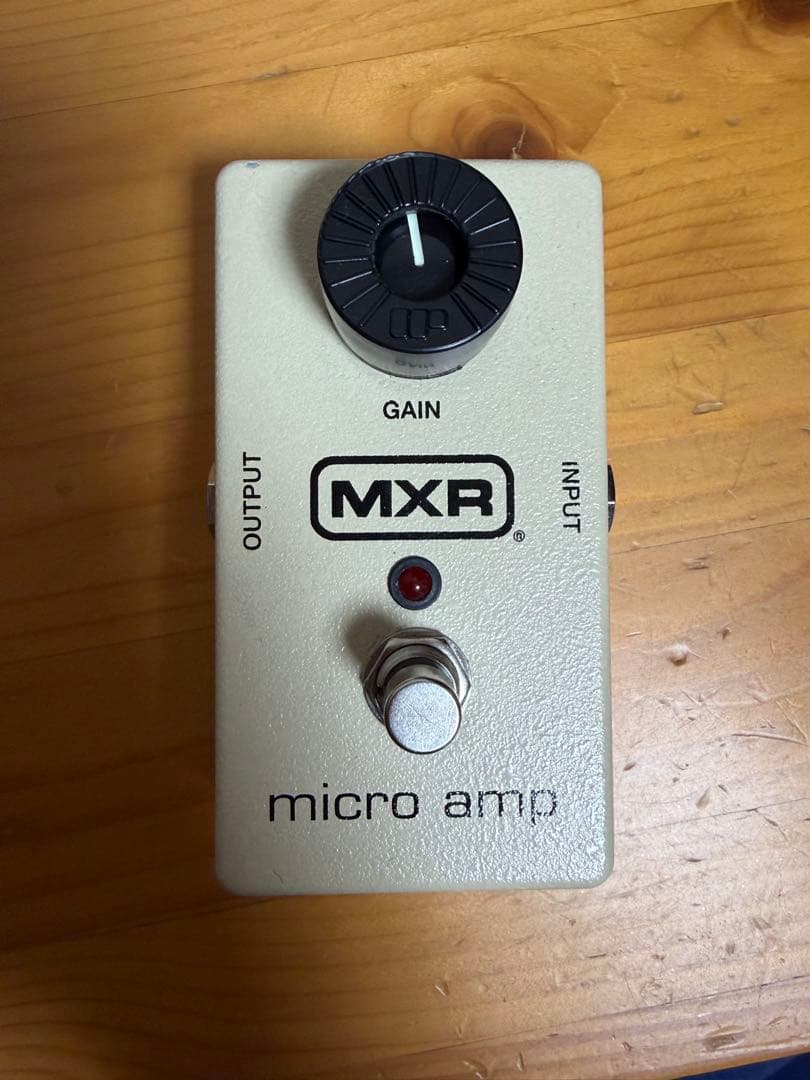 MXR micro amp マイクロアンプ ハリとツヤが出るプリアンプ】MXR Micro Amp マイクロアンプ【review