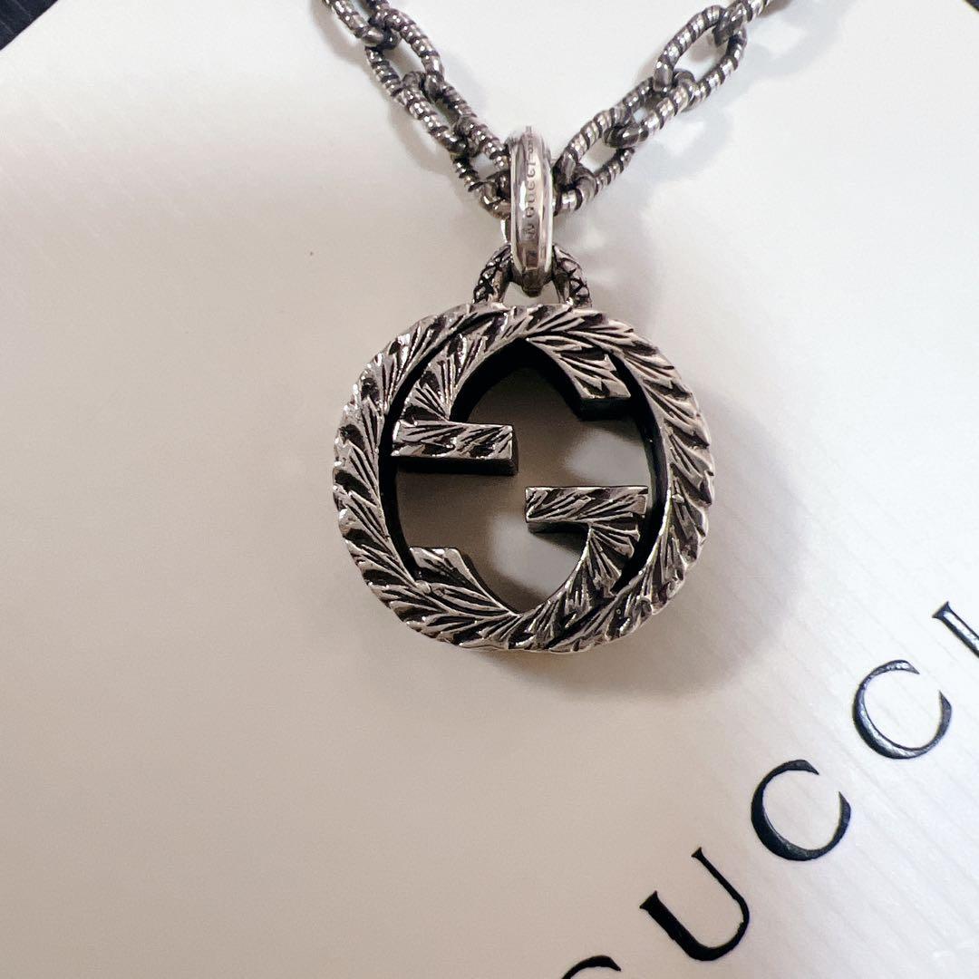 《一級品✨極美品》GUCCI ネックレス インターロッキング アラベスク ラージ