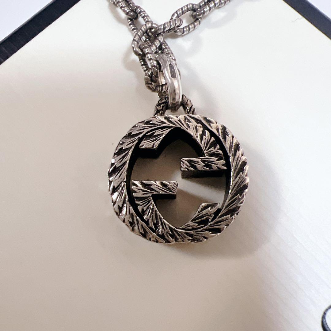 《一級品✨極美品》GUCCI ネックレス インターロッキング アラベスク ラージ