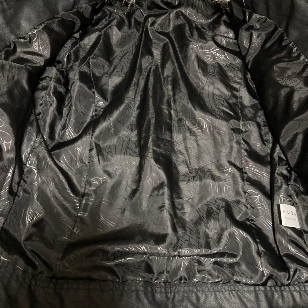 00s archive FUGA ファー ライダースジャケット 44 美品 - メルカリ