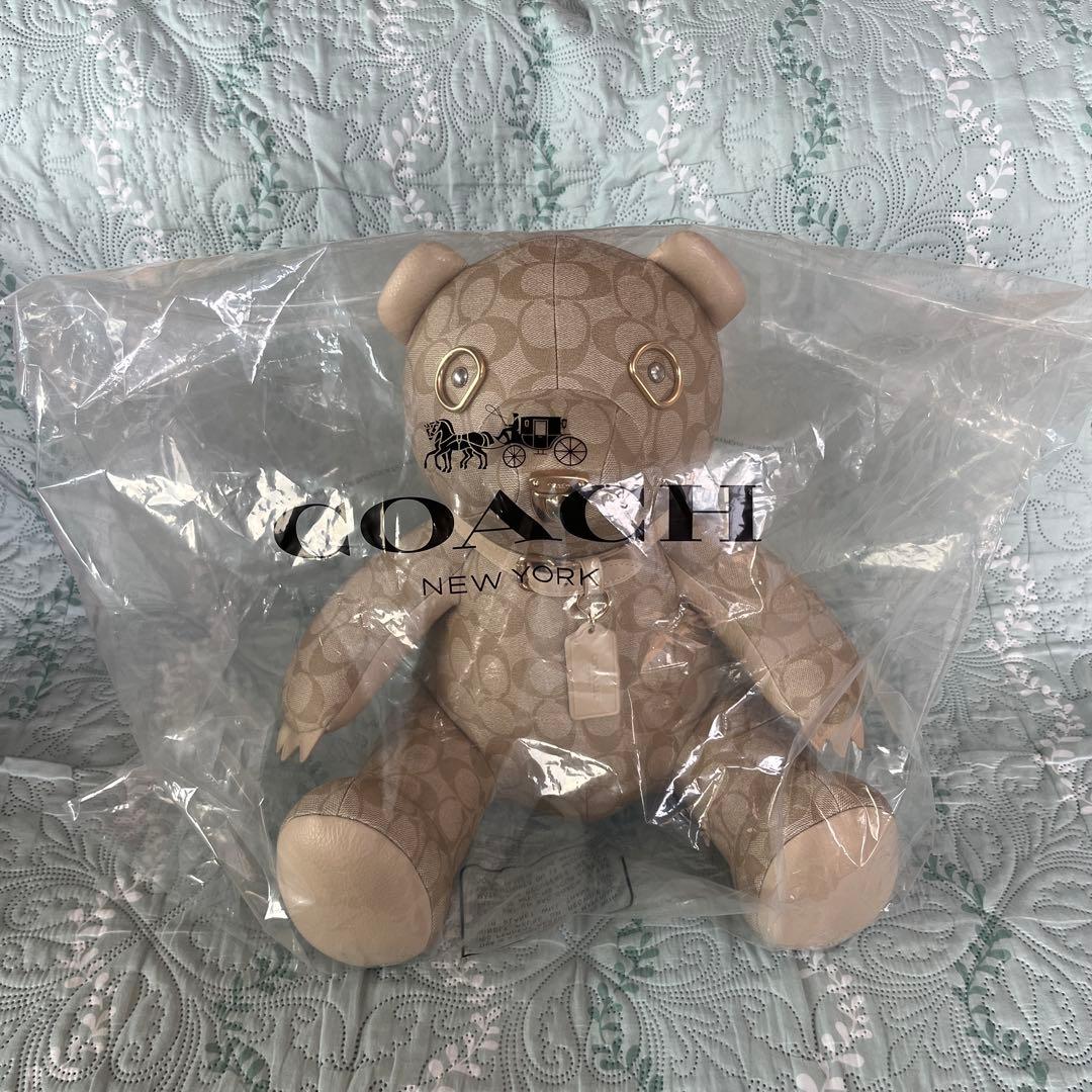 COACH ベア型ぬいぐるみ 約30cm