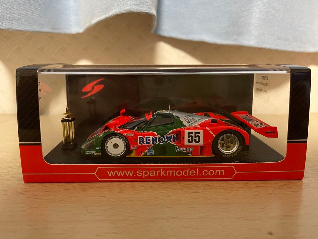 スパーク 1/43 Mazda 787B スパークギャラリー限定 トロフィー付き
