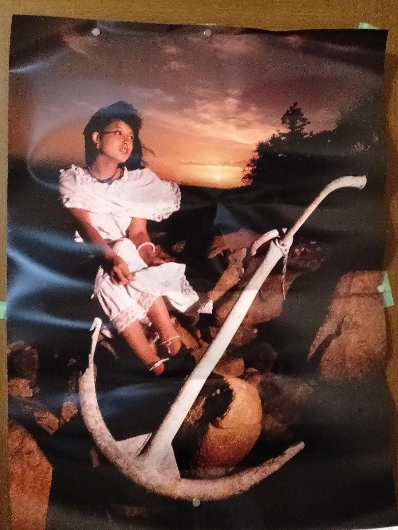 訳あり 河合奈保子B2サイズポスター　再会の夏 A2 ①河合奈保子ポスター 平凡社写真集「再会の夏」特典 B2サイズ - メルカリ