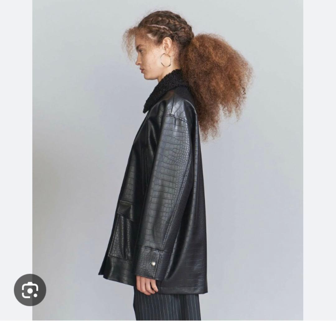 新品 BEAUTY&YOUTH クロコレザーライク ジャケット 2WAY M - メルカリ