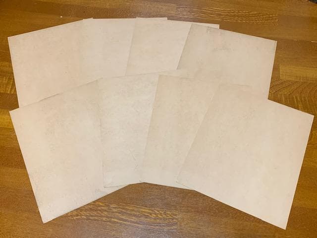 全セットレア物❣️昭和7年◆主婦之友8月号附録◆色紙集◆全８枚セット◆紙袋付き