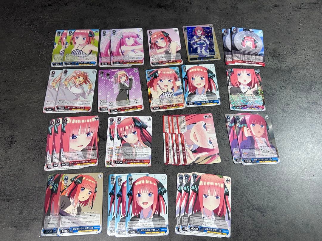 ヴァイスシュヴァルツ 二乃 8電源 デッキ スリーブ、パーツ込み