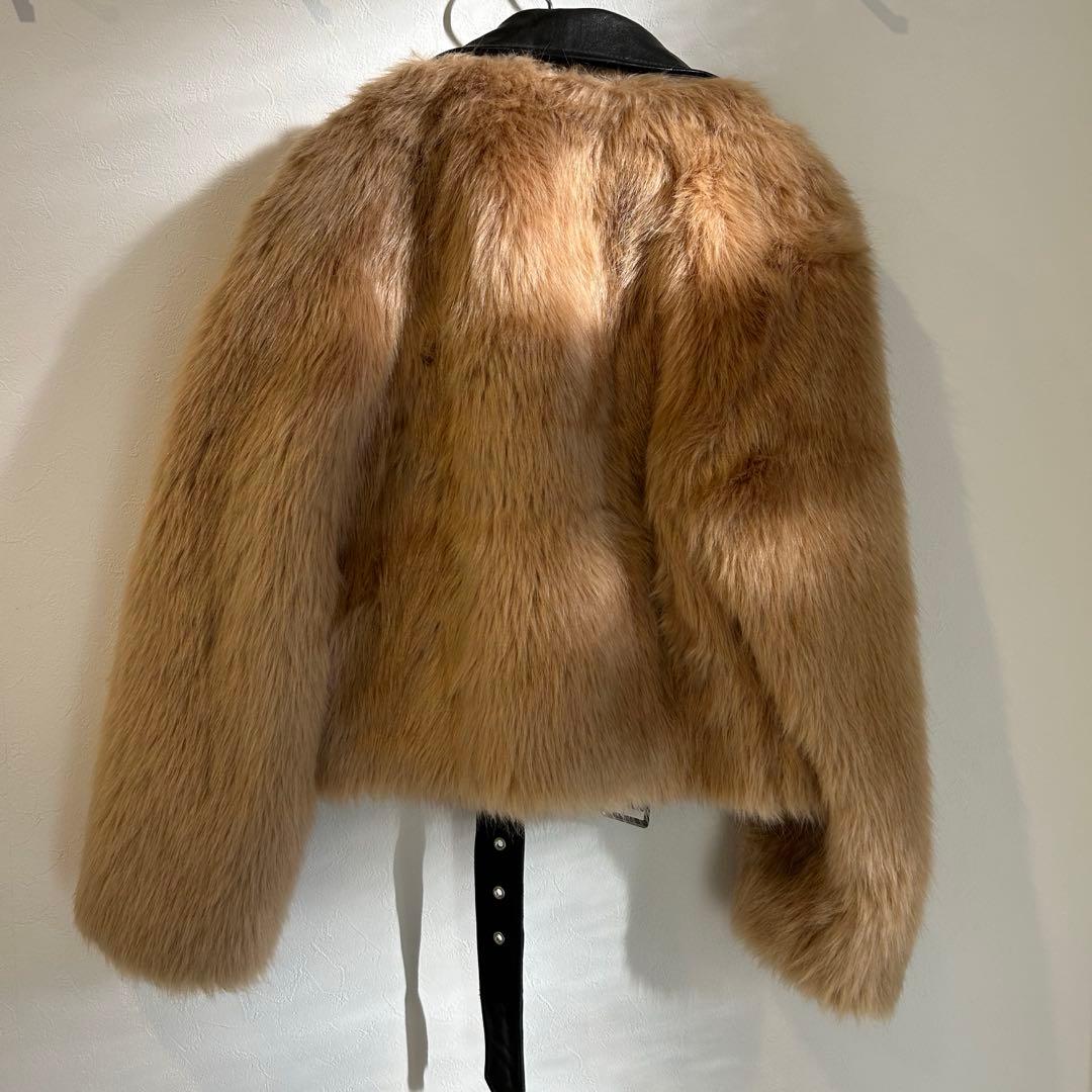 Ameri VINTAGE ファードッキング ライダースジャケット レザー - メルカリ