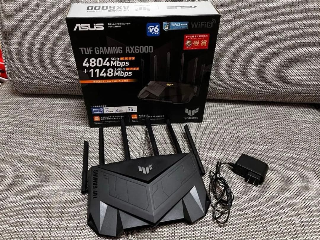 【超美品】ASUS TUF GAMING AX6000 無線LANルーター 6c935af94a5854d0d588652b6d96bd