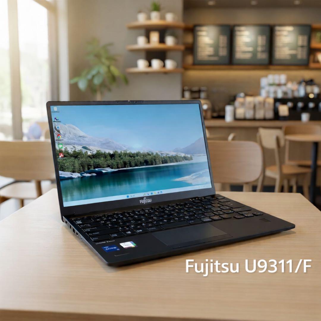 富士通 LIFEBOOK U9311/F 超軽量738g i5 Office 異次元の軽さ。738gのノートが仕事を変える! 先進の静脈認証、5G対応も