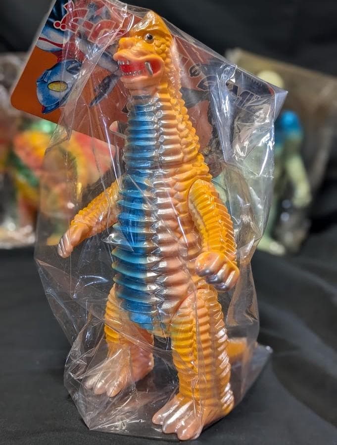 ギガス＆ドラコ＆レッドキング（ブルマァク復刻）ソフビフィギュア未開封３体セット