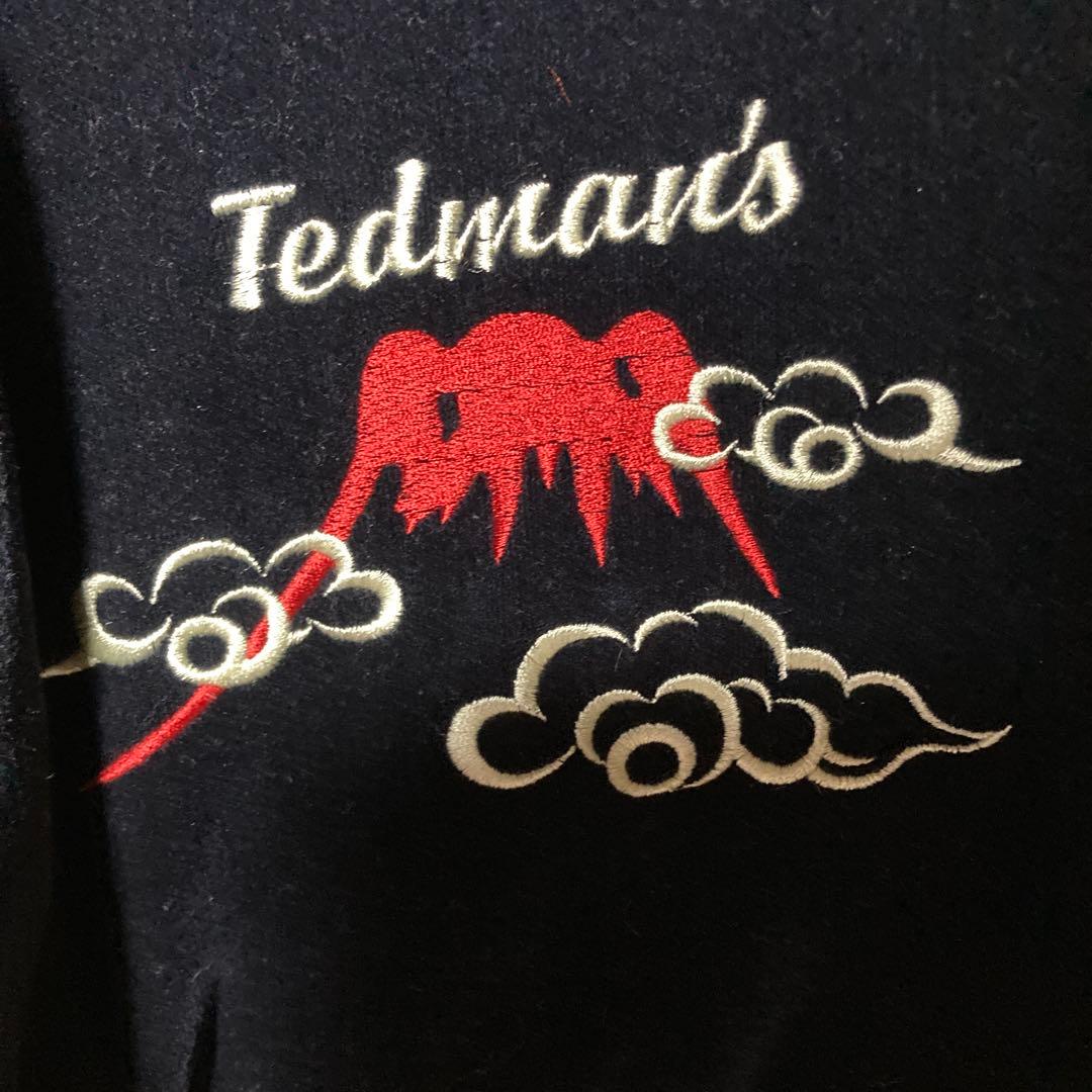 TEDCOMPANY・スカジャン・リバーシブル・別珍・40inc・ネイビー - メルカリ