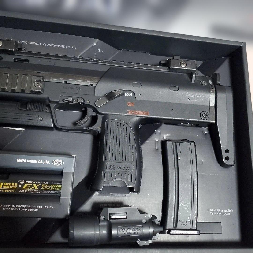 動作確認済み 東京マルイ MP7電動ガン 箱付属
