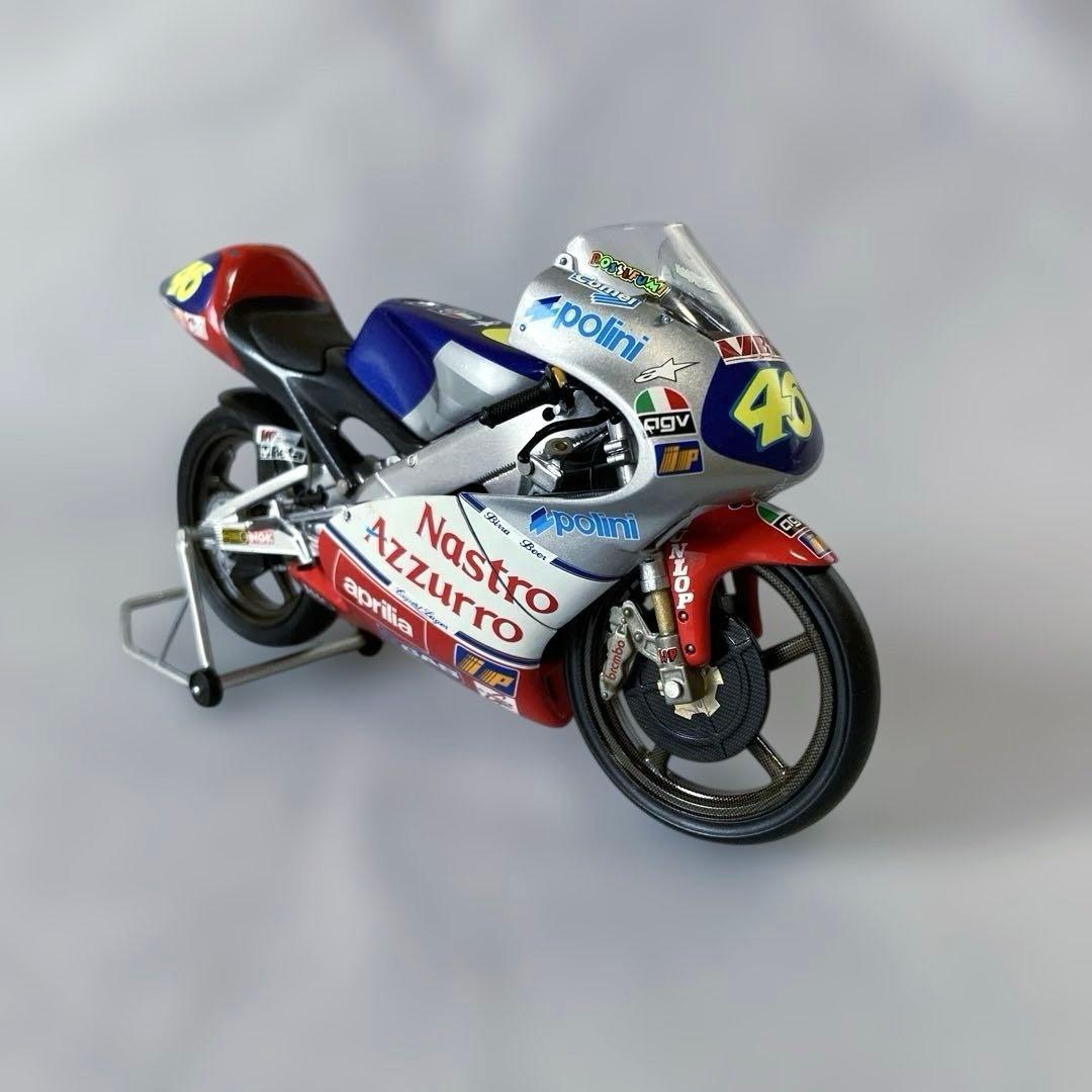 【希少】ミニチャンプス 1/12 aprilia125 & V.ロッシ 1997