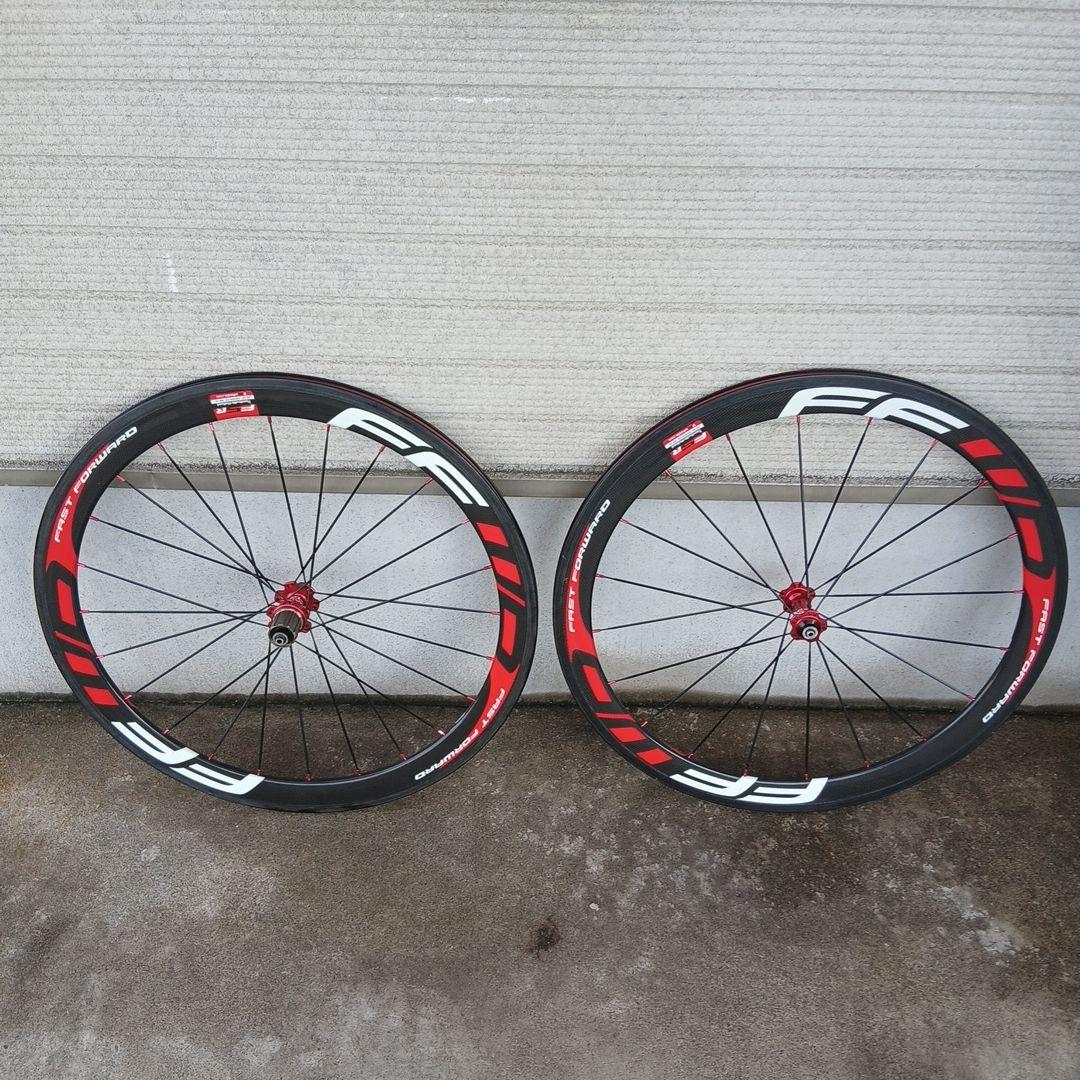注意）中華カーボンクリンチャーホイール 50mmハイト前後セット13c