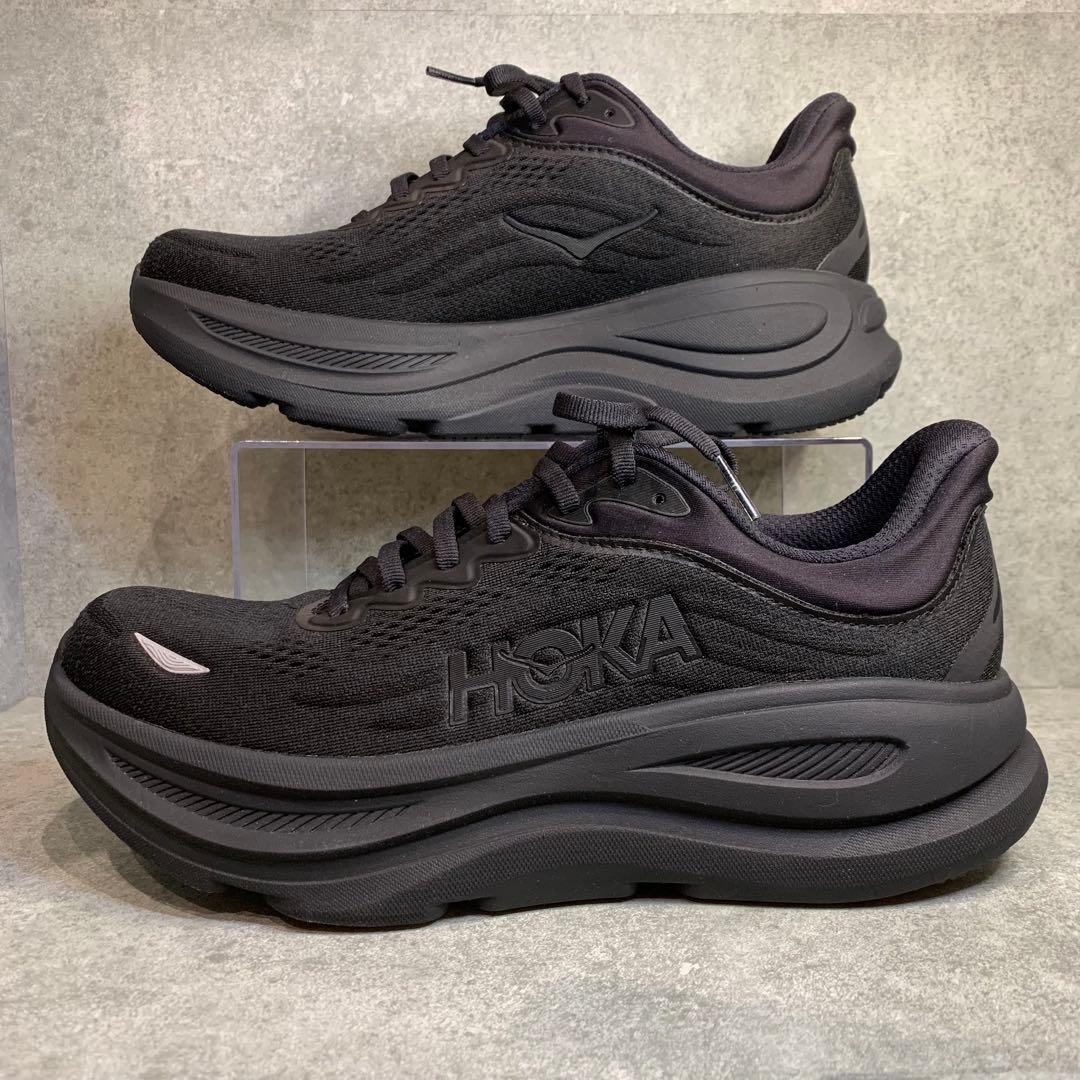 【新品】HOKA ONEONE BONDI 9 ブラック 26.5cm