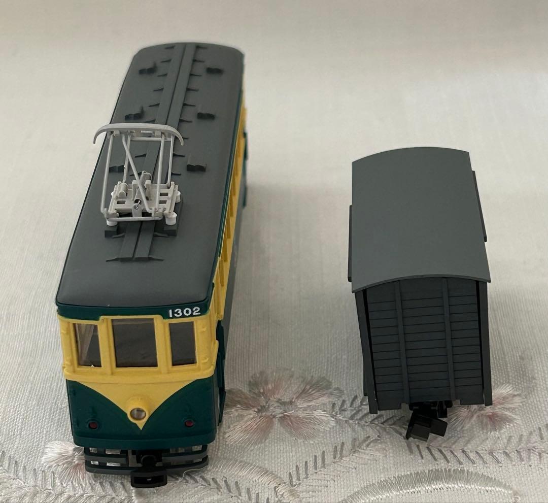 トミーテック 富井電鉄　猫屋線 直通用路面電車＋客車/貨車セット　2両2点