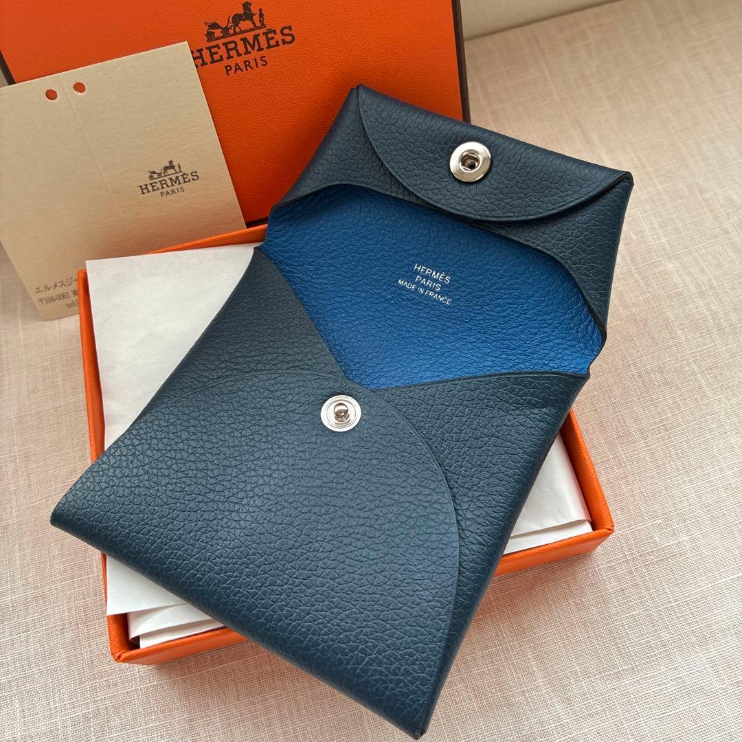 エルメス バスティアヴェルソ 美品 ネイビーカラー - メルカリ